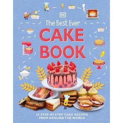 现货 The Best Ever Cake Book:20 Step-by-Step Cake Recipes from Around the World