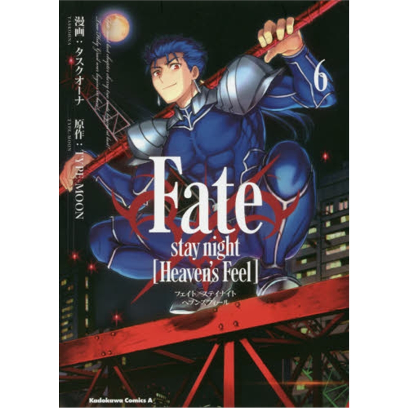 【外文书店】进口日文命运之夜 Fate/stay night[Heaven's Feel] 6ＫＣＡフェイト／ステイナイトヘブン６日文原版