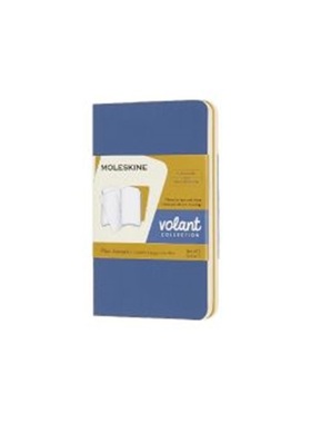 预订【德语】 Moleskine Volant XS, 2er Set, Blanko, Soft Cover, Vergissmeinnicht Bla[8058647620558]