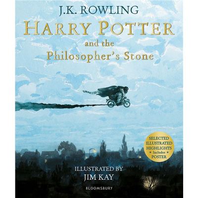英文原版 哈利波特与魔法石 彩绘版 Harry Potter and the Philosopher’s Stone Bloomsbury J K Rowling 【上海外文书店】