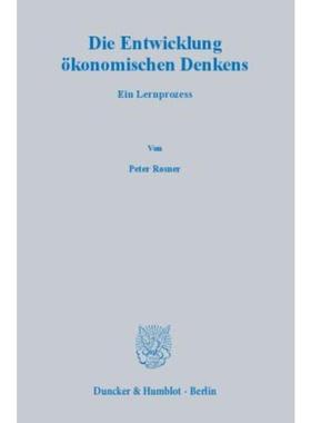 预订【德语】 Die Entwicklung Okonomischen Denkens:Ein