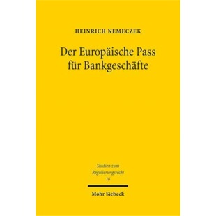 预订【德语】 Der Europaische Pass fur Bankgeschafte:Di