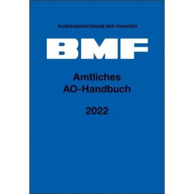 预订不退不换德语 Amtliches AO-Handbuch 2022: