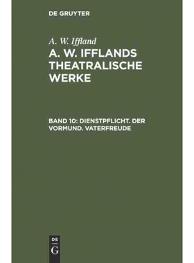 按需印刷DEG Dienstpflicht. Der Vormund. Vaterfreude[9783111242149]
