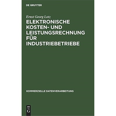 预订【德语】 Elektronische Kosten- und Leistungsrechnu