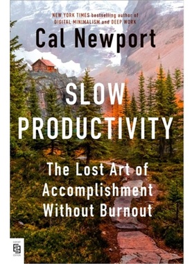 预售【2024新书】SLOW PRODUCTIVITY  慢速高效 如何不倦怠地取得成就