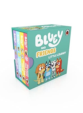 Bluey: Bluey and Friends Little Library 蓝色小狗系列 布鲁伊 儿童动画