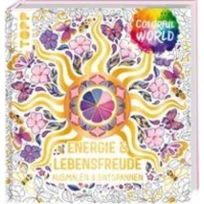 预订【德语】 Colorful World - Energie & Lebensfreude:Ausmalen & entspannen. Alle Motive mit Meta