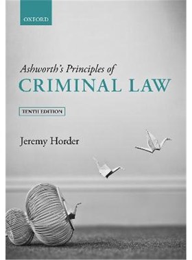 预订Ashworth's Principles of Criminal Law