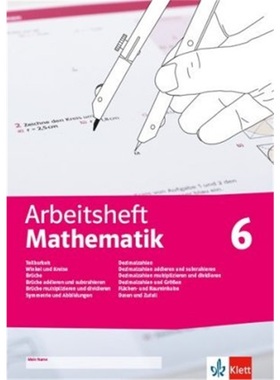 预订【德语】 Arbeitsheft Mathematik. Teilbarkeit, Winkel und Kreise, Brüche, Symmet[9783127468120]