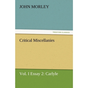Vol. Essay 按需印刷Critical 9783847231837 Miscellanies