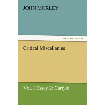 按需印刷Critical Miscellanies, Vol. I Essay 2[9783847231837]