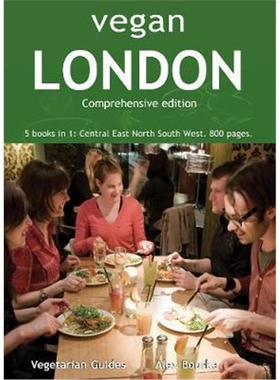 预订Vegan London Complete:5 books in 1: Central East North South West. 800 pages.