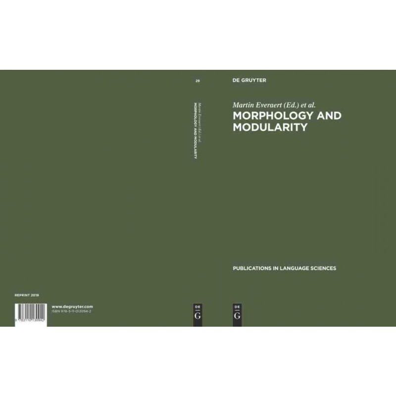 按需印刷不退不换DGYT Morphology and Modularity[9783110130942]
