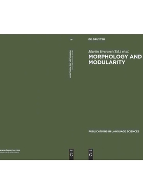 按需印刷DGYT Morphology and Modularity[9783110130942]
