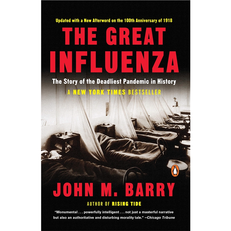【外文书店】流感 The Great Influenza: The story of the deadliest pandemic in history 史上致命的流行病故事 英文原版