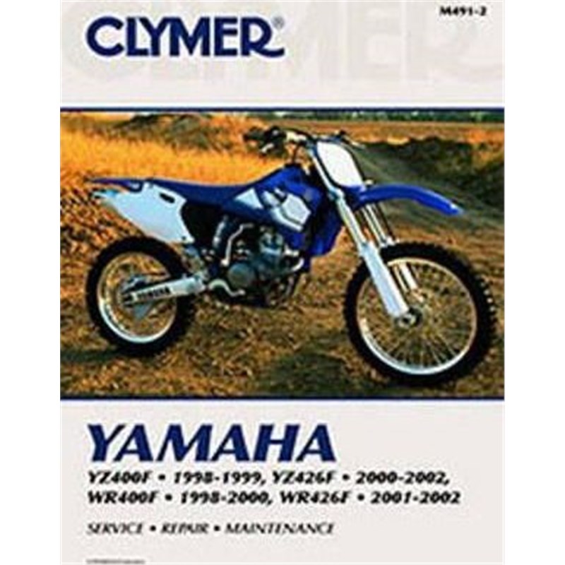 预订Yamaha YZ400F, YZ426F, WR400F & WR426F Motorcycle (1998-2002) Service Repair Manual 书籍/杂志/报纸 科普读物/自然科学/技术类原版书 原图主图