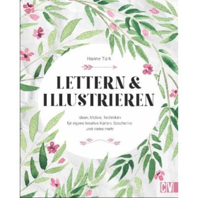 预订【德语】 Lettern & Illustrieren:Ideen, Motive, Techniken für eigene kreative Karten, Geschen