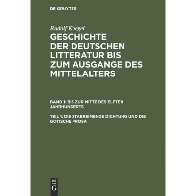 按需印刷DEG Die stabreimende Dichtung und die gotische Prosa[9783111080581]