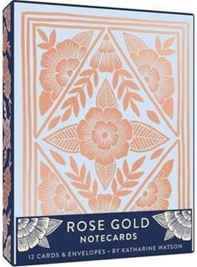 预订Rose Gold Notecards:12 Foil-Stamped Cards & Envelopes