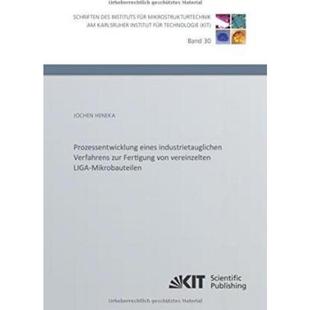 預訂 Verfahrens von vereinzel industrietauglichen Fertigung eines Prozessentwicklung 德語 zur