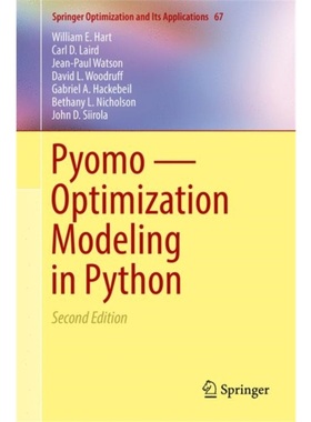 预订Pyomo - Optimization Modeling in Python