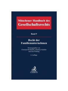 der Handbuch Gesellschaftsrechts Münchener des Familienunternehmen 预订 Recht 德语