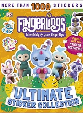 预订不退不换Fingerlings Ultimate Sticker Collection:With more than 1000 stickers