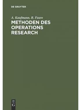 按需印刷DEG Methoden des Operations Research[9783110034738]