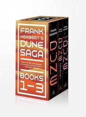 现货 沙丘三部曲套装3册英文原版 Dune科幻小说弗兰克·赫伯特Frank Herbert Dune Saga  Book 1-3 Boxed Set Messiah【外文书店】