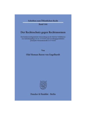 预订【德语】Der Rechtsschutz gegen Rechtsnormen.:Eine konkurrenzdogmatische Untersuchung aus der Sicht des Verh?ltnisses