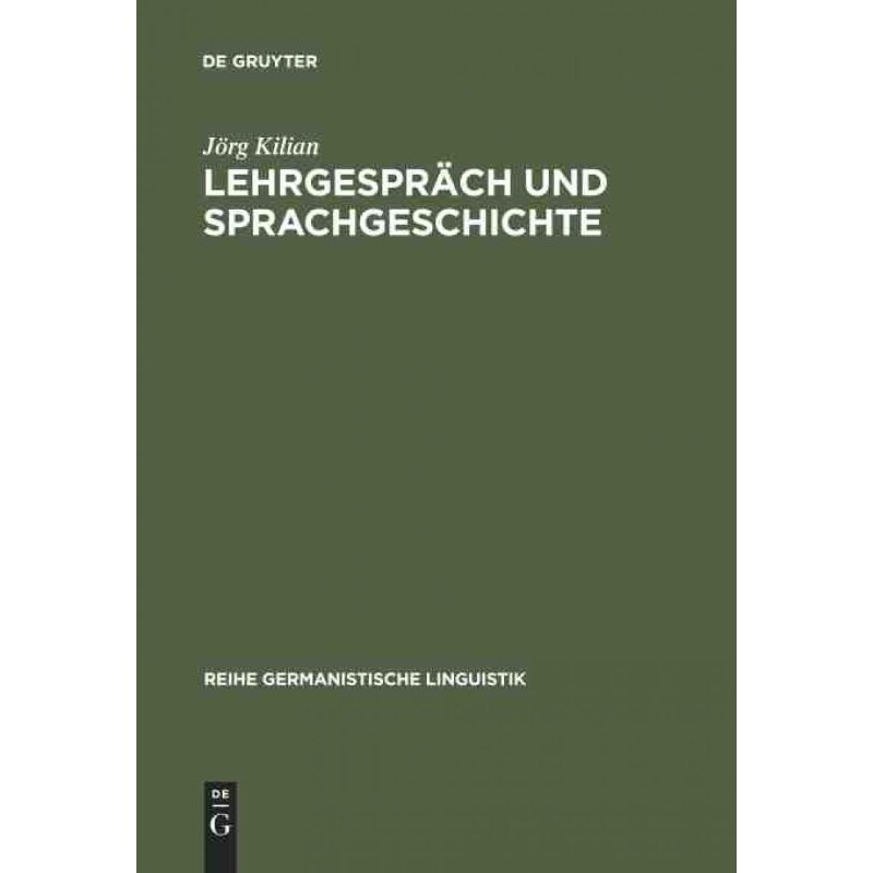 按需印刷不退不换DEG Lehrgespr?ch und Sprachgeschichte[9783484312333]