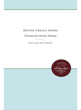 按需印刷Hester Thrale Piozzi[9780807874356]