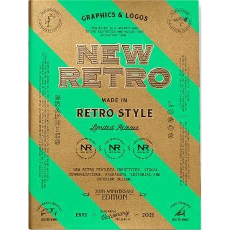 预订NEW RETRO: 20th Anniversary Edition:Graphics & Logos in Retro Style