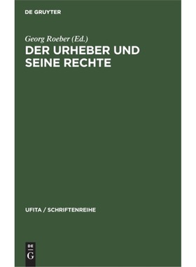 预订【德语】 Der Urheber und seine Rechte:Ehrengabe fu