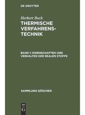 按需印刷【德语】Eigenschaften und Verhalten der realen Stoffe:[9783111004440]