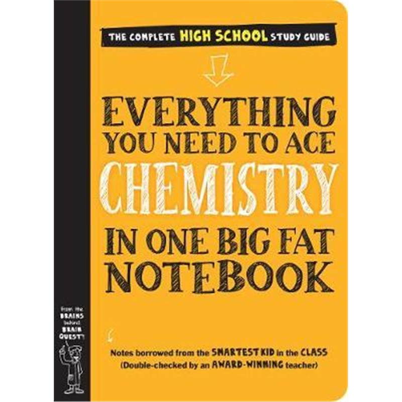 美国高中生优等生笔记 Everything You Need to Ace Chemistry in One Big Fat Notebook化学英文原版英语美国少年学霸超级笔记