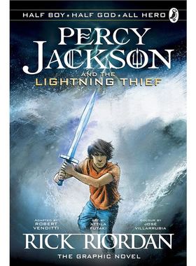 英文原版图像小说Percy Jackson and the Lightning Thief:The Graphic Novel波西·杰克逊与神火之盗学生英语课外阅读奇幻小说