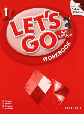 牛津少儿教材 Let's Go 4th Edition 1: Workbook with Online Practice 含网络在线练习