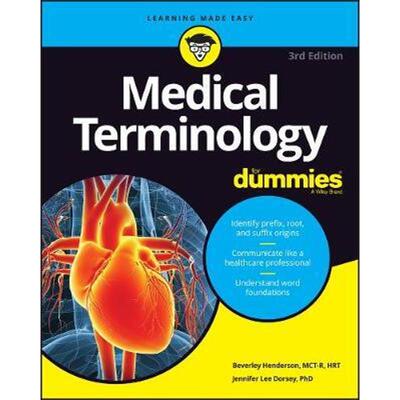 按需印刷不退不换Medical Terminology For Dummies[9781119625476]