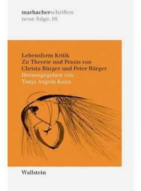 预订【德语】 Lebensform Kritik:Zu Theorie und Praxis von