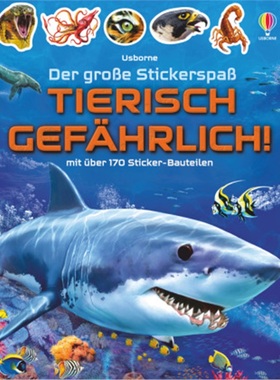 预订【德语】 Der große Stickerspaß: Tierisch gefährlich![9781789416176]
