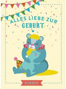 预订不退不换德语Alles Liebe zur Geburt[9783451031380]