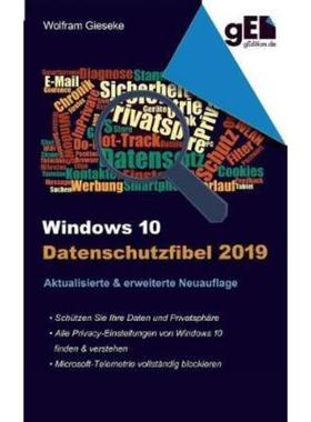 预订【德语】 Windows 10 Datenschutzfibel 2019:Alle Datenschutzeinstellungen finden, ve