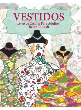 按需印刷POR Vestidos Livro de Colorir Para Adultos[9781364222246]