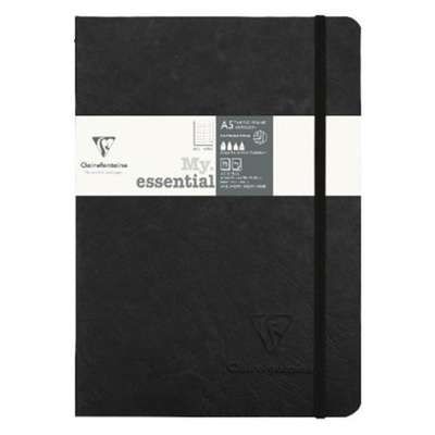 预订【德语】 Notizbuch Age Bag My.Essential A5 96 Blatt dot-linierteatur, Schwarz[3329687934314]