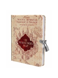 现货Harry Potter: Marauder's Map Lock and Key Diary