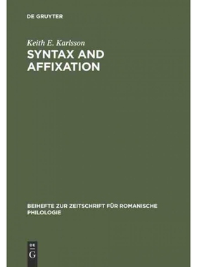按需印刷DEG Syntax and affixation[9783484521827]