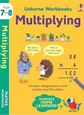 预订Usborne Workbooks Multiplying 7-8