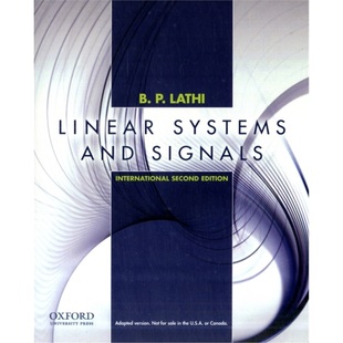 Signals and International Edition 预订Linear 9780195392562 Systems